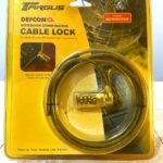 Targus Defcon CL Notebook Combination Cable Lock - 6.5ft Galvanized Steel Security Lock